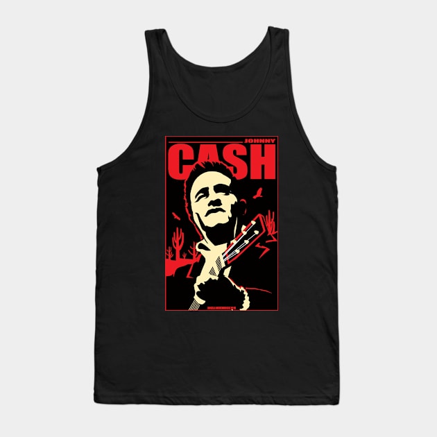 Singing for the Man in Black Tank Top by CuddleswithCatsArt